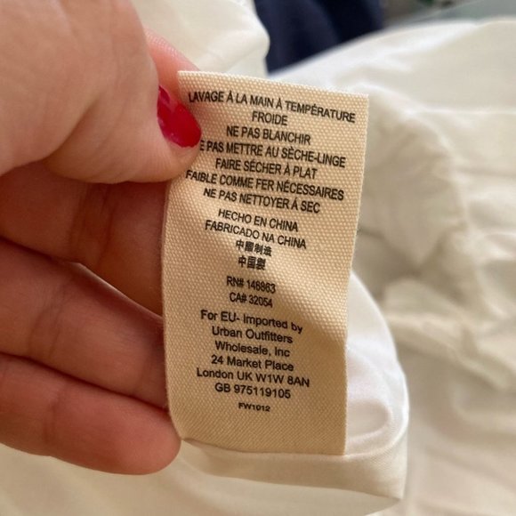 SOLD Free People Mare Mare Piera Cotton Top Size Medium White NWOT - Picture 5 of 12